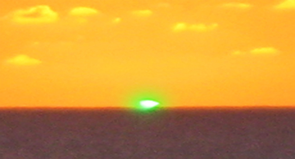 Image result for green flash at sunset